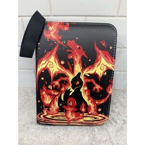 Charizard Card Binder for Pokemon Cards Holder 400 Cards w/ 50 Removable Sleeves
